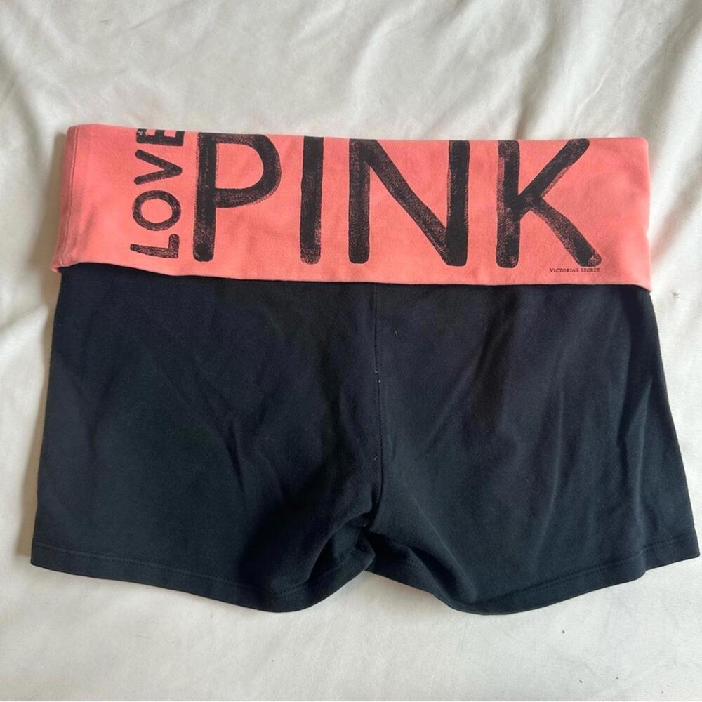 Y2K PINK Victoria Secret YOGA SHORTIE SHORTS